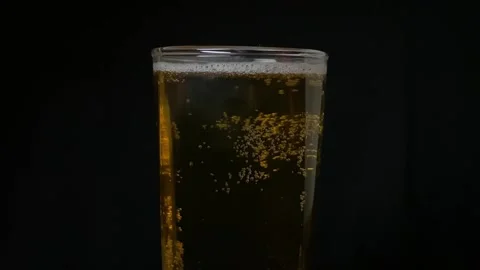 Beer in glass Stock Footage 228548328