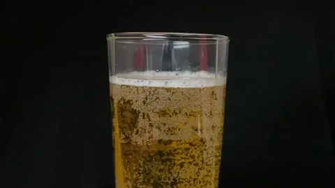Beer in glass Stock Footage 228548339