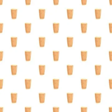 Beer glass pattern creating a seamless background design 스톡 일러스트