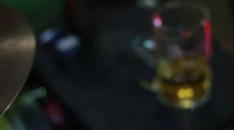 Beer Glass in a Pub. Stock Footage 58165153