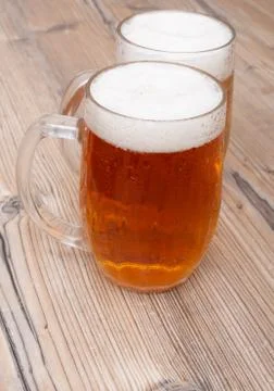 Beer glasses Stock Photos