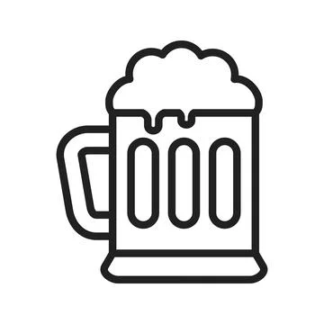 Beer Icon Image. Stock Illustration