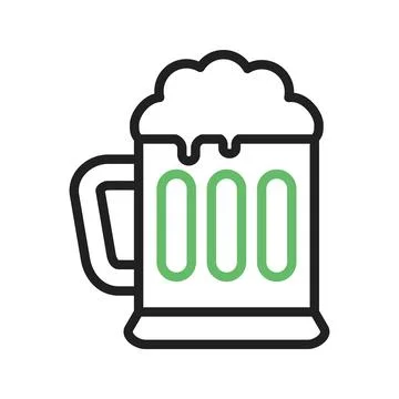 Beer Icon Image. Stock Illustration
