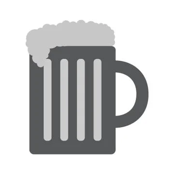 Beer Icon in trendy flat style Stock Illustration