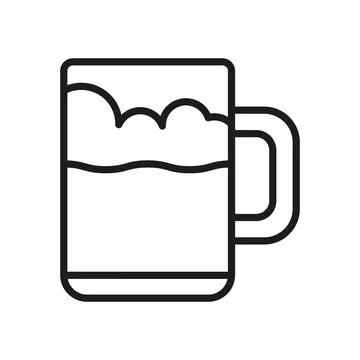 Beer icon vector design templates simple and modern Stock Illustration