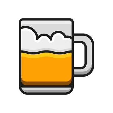 Beer icon vector design templates simple and modern Stock Illustration