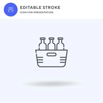 Beer icon vector, filled flat sign, solid pictogram isolated on white, logo Stock Illustration