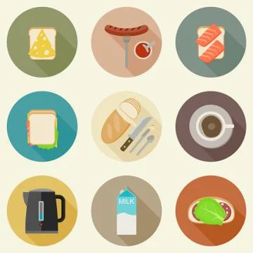 Beer icons Illustrazione stock