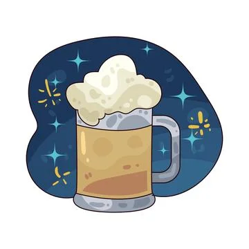Beer illustration Stock Illustration