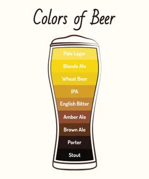 Beer infographic Stock Illustration
