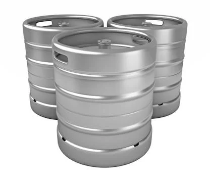 Beer kegs Stock Illustration
