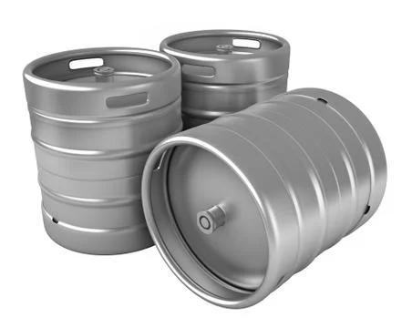 Beer kegs Stock Illustration