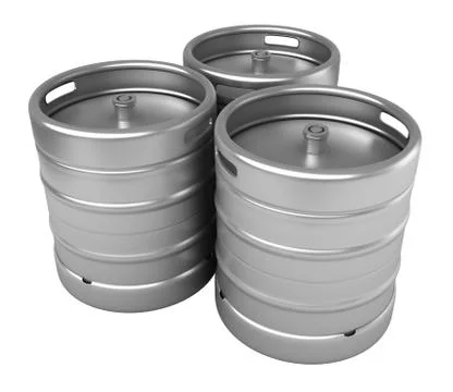 Beer kegs Stock Illustration