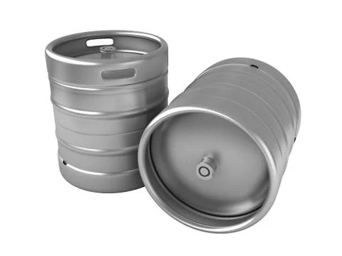 Beer kegs Stock Illustration