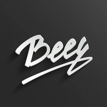 Beer lettering Background Stock Illustration