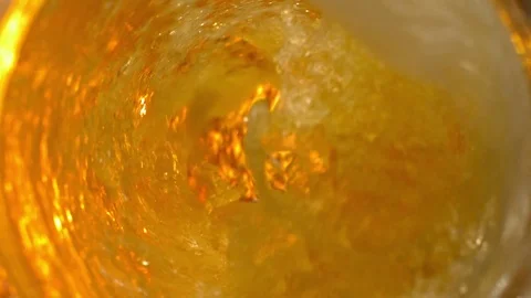 Beer Liquid Splash High Speed in Slow Motion Stock Footage 75796792