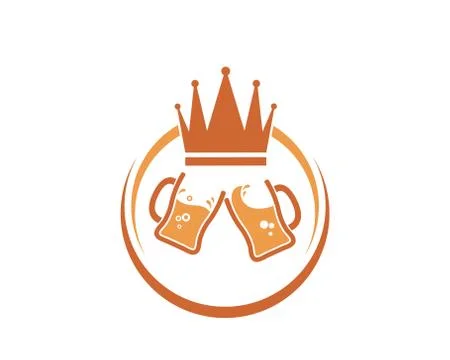 Beer logo icon vector illustration design Stock Illustration