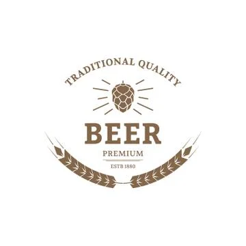 Beer logo Stock Illustration