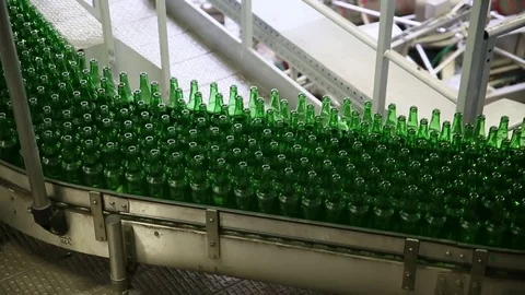Beer manufacturing plant Video stock 73554433