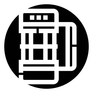 Beer mug icon for pub beverage industry Stock Illustration