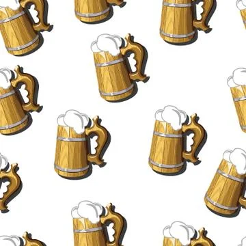 Beer mug Stock Illustration