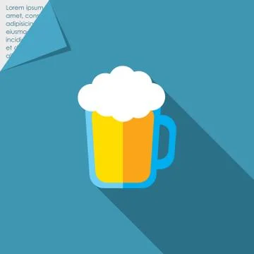 Beer mug Stock Illustration