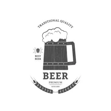 Beer mug Stock Illustration