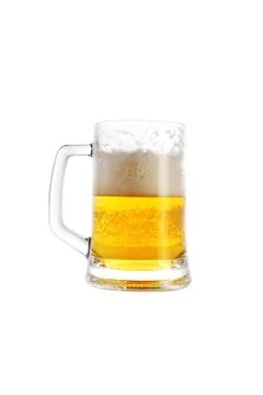 Beer in  mug Stock Photos