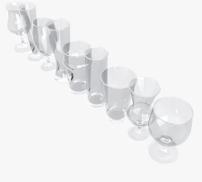 Beer Pints Glasses Stock Illustration