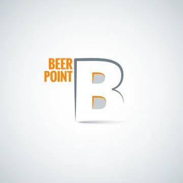 Beer point background Stock Illustration