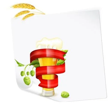 Beer Poster Stock Illustration