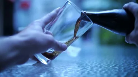 Beer Pour 01 Stock Footage 10688929