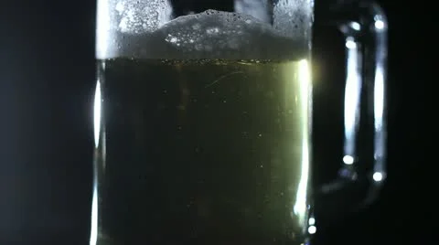 Beer pour overflow 1 Stock Footage 12677924
