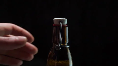 Beer is poured Stock Footage 87367328
