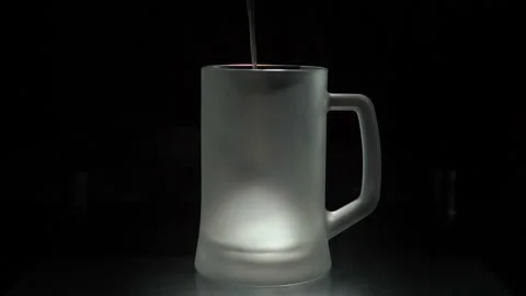 Beer is poured Stock Footage 87367487