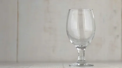 Beer poured into a glass Stock Footage 78893592