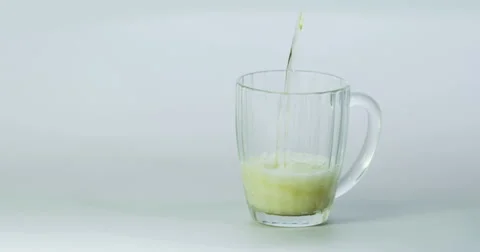 Beer poured in a mug. Stock Footage 50066708