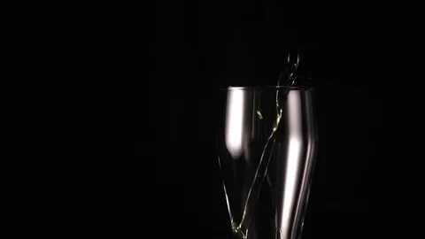 Beer pouring from bottle slow motion Stock Footage 72589964