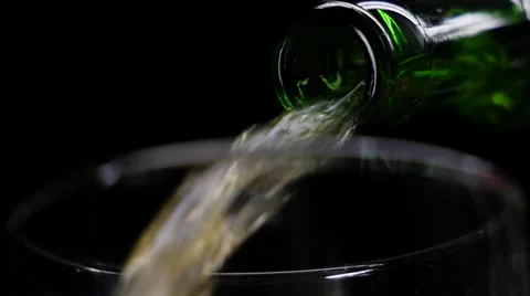 Beer pouring into glas. Stock Footage 50126925