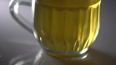 Beer is pouring into the glass. Bubbles. Stock Footage 73645472