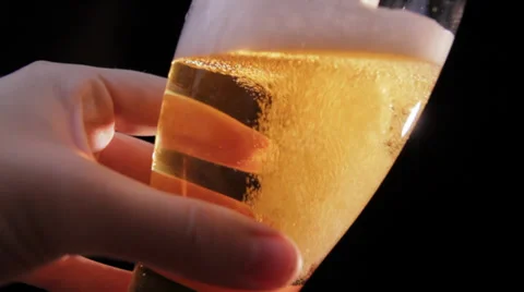 Beer Pouring with Hand Video stock 34206160
