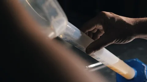 Beer production and brewing process Video stock 95120653