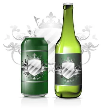 Beer set Stock Illustration