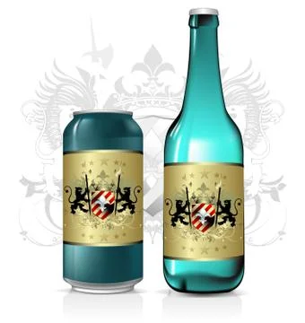 Beer set Stock Illustration