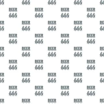 Beer snack pattern vector seamless Stock Illustration