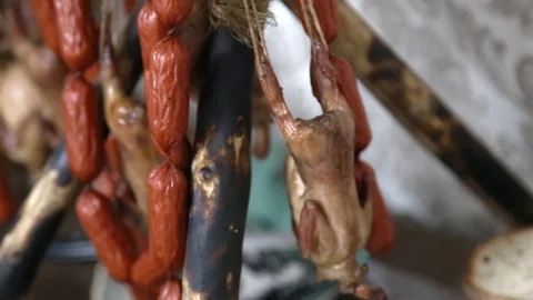 Beer snacks. bar table. restaurant, pub, oktoberfest. variety of delicious Vidéo 123761568