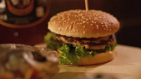 Beer snacks close-up Video stock 315152064