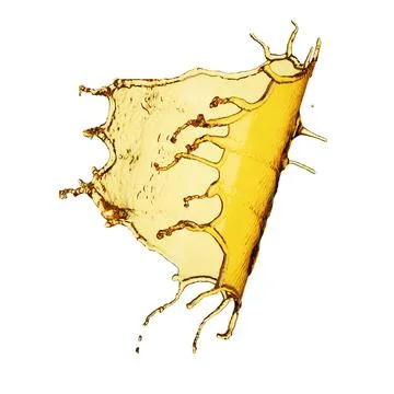 Beer splash isolated on white background. 3D rendering illustration. Illustrazione stock