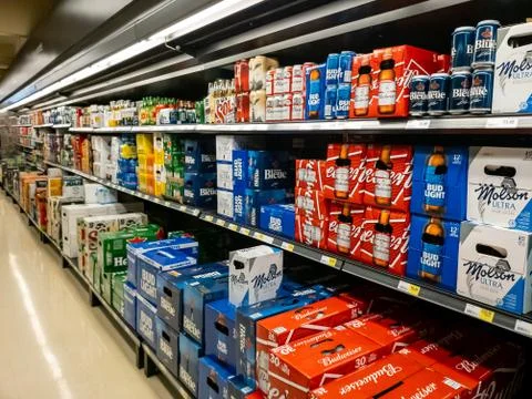 Beer store Stock Photos