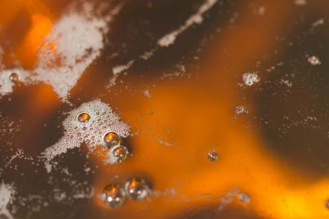 Beer Suds Close Up Stock Photos